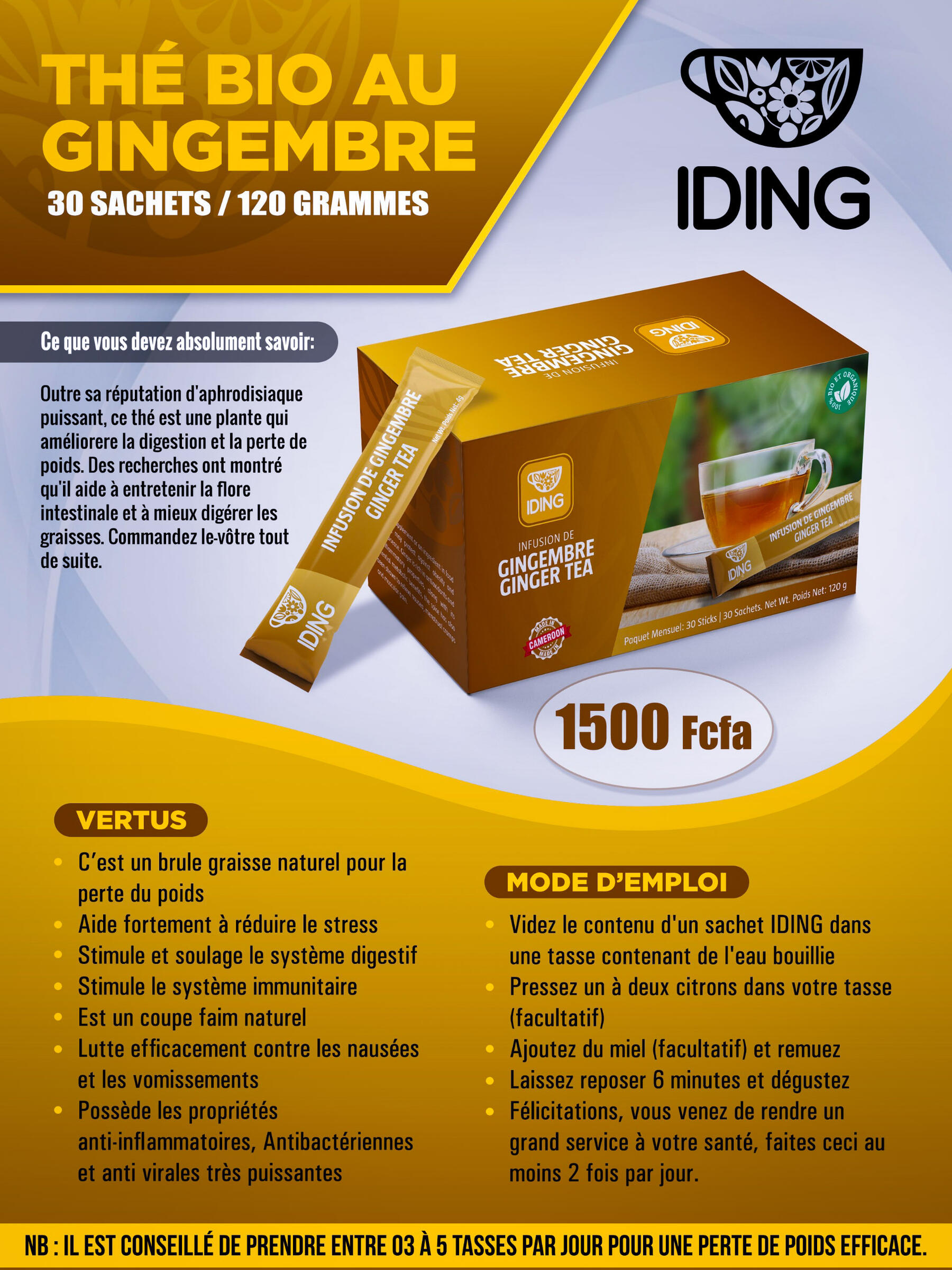 Zingiber Officinale | Gingembre